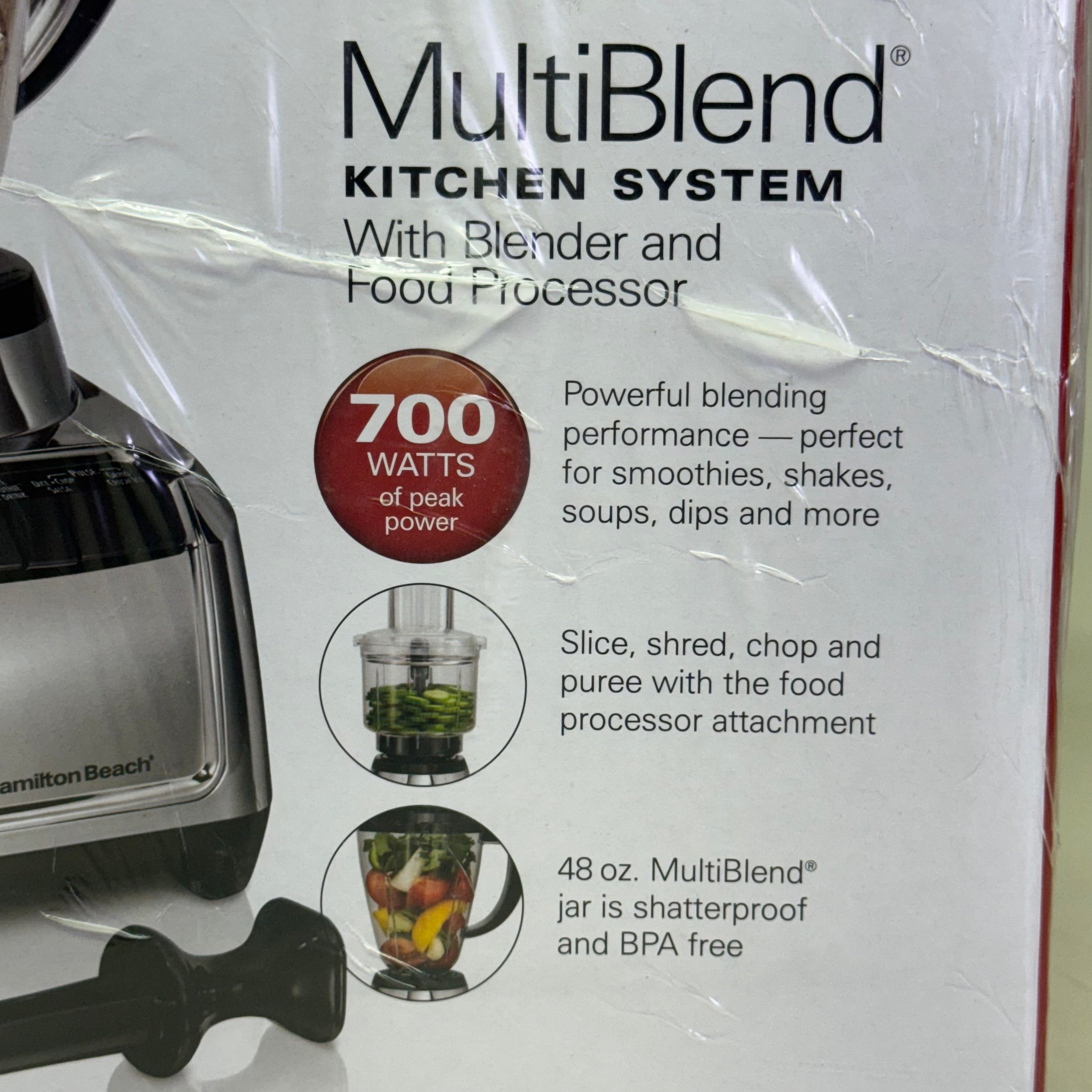HAMILTON BEACH Kitchen System With Blender & Food Processor
