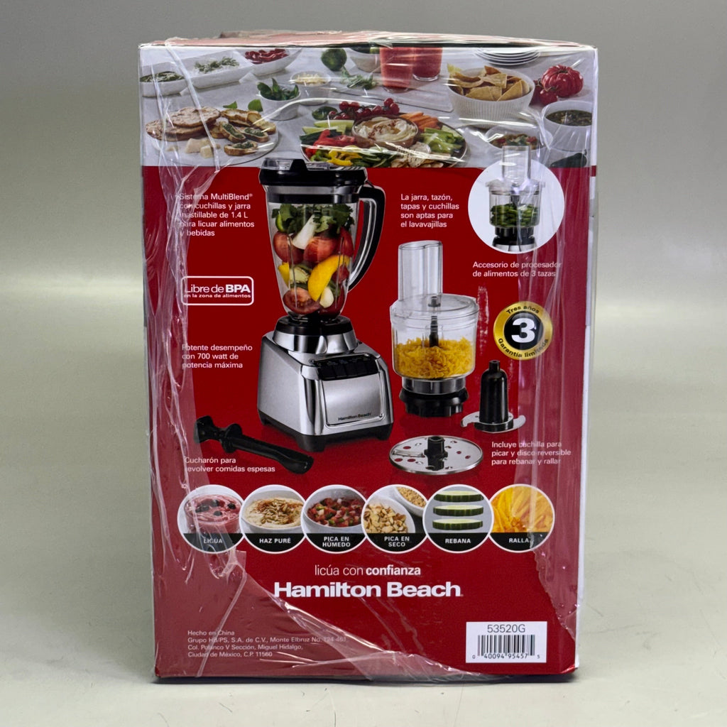 HAMILTON BEACH Kitchen System With Blender & Food Processor
